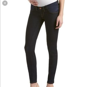 Two pairs of j brand maternity skinny jeans